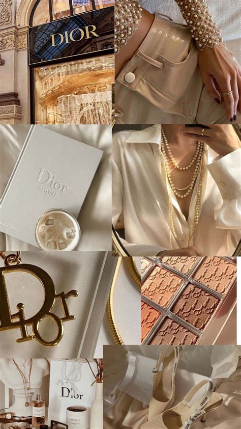 beige dior aesthetic